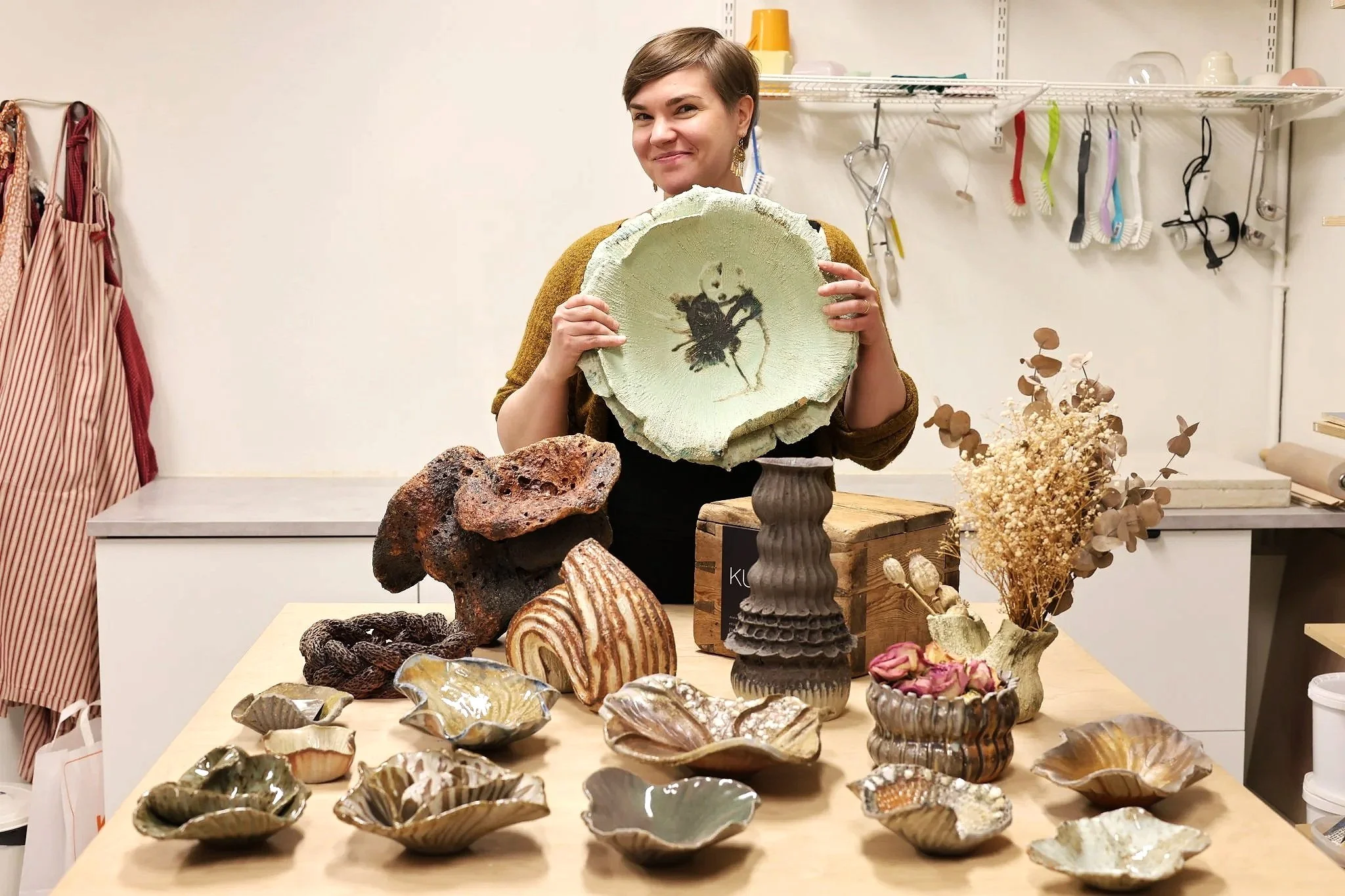 Keramiikkakorttelin joulumarkkinat -oman studion myyjäiset