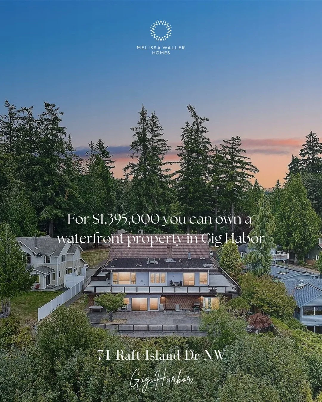🌊 Waterfront Wednesday 🌊
This extraordinary Raft Island waterfront home blends tranquility with convenience, offering 110 ft of Carr Inlet shoreline and a 9-car garage built for adventure enthusiasts. Take in panoramic Puget Sound & Olympic Mo