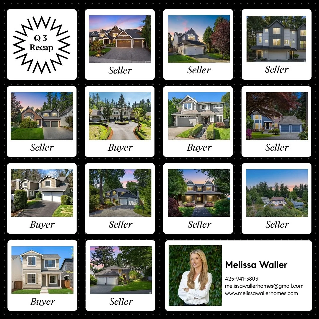 Q3 brought so much to be grateful for! 
New listings, happy buyers, and plenty of meaningful moments in between.✨
The market may be moving at a steadier pace, but the work behind the scenes never slows down: strategy, preparation, and trust are what