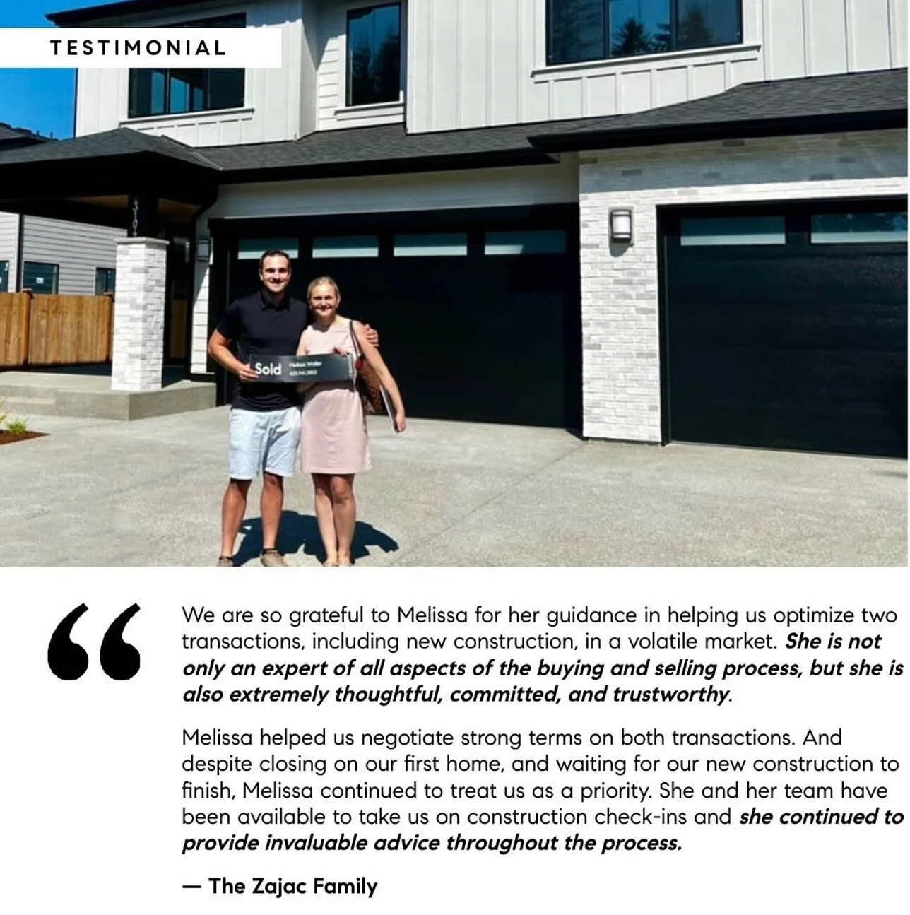 I absolutely adore this family and loved working with them to not only sell their property, but also help them land their dream home! 🏠 

I'm so grateful for amazing clients who trust me with some of life's biggest moments! 💛
 
#TestimonialTuesday 