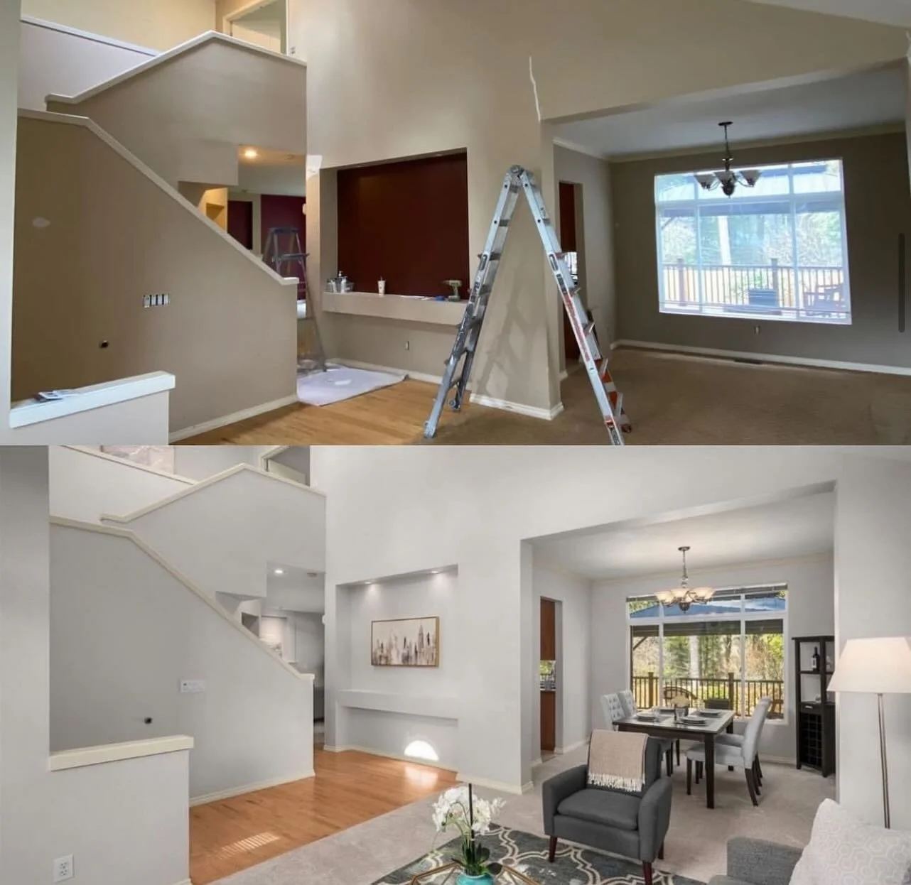 Talk about a before and after! 😍

Helping manage home prep to maximize sales prices is just one of many things I do for my clients. 

The right agents are deeply involved from the initial stages to the final closing, actively participating, leveragi