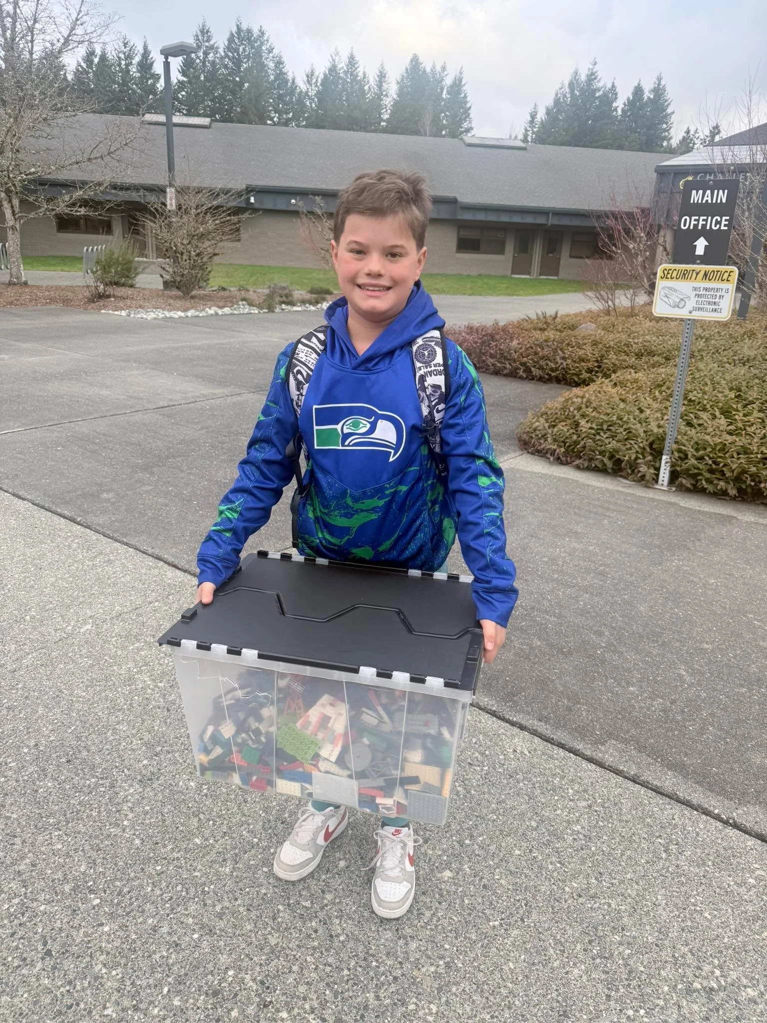 I'm so proud of Hudson for starting his own Lego club at school! This year, he has managed to balance running this club, being on student council, participating in the school choir, piano lessons, and competitive swim team. Always proud of him for hi