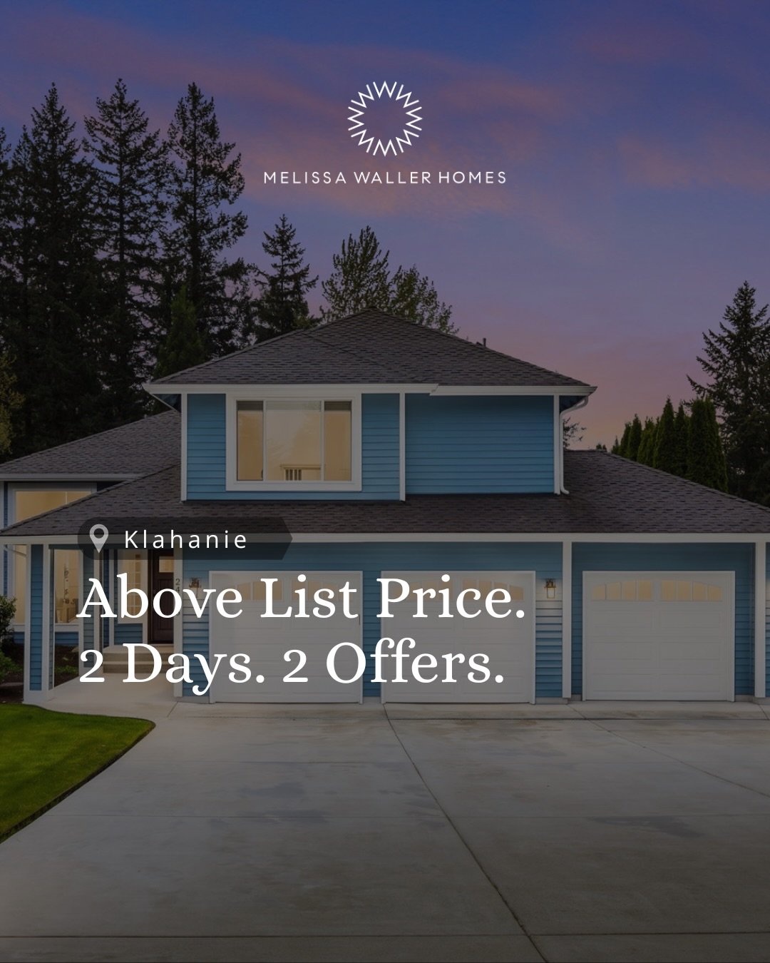 Closed + Recorded, $1.51M, 100.8% list-sales price ratio. 2 days on the market. 🙌🏼

It was an honor to help sell our clients&rsquo; Klahanie home as they prepared for a cross-country move. 

Our goal was to achieve top dollar, which meant starting 