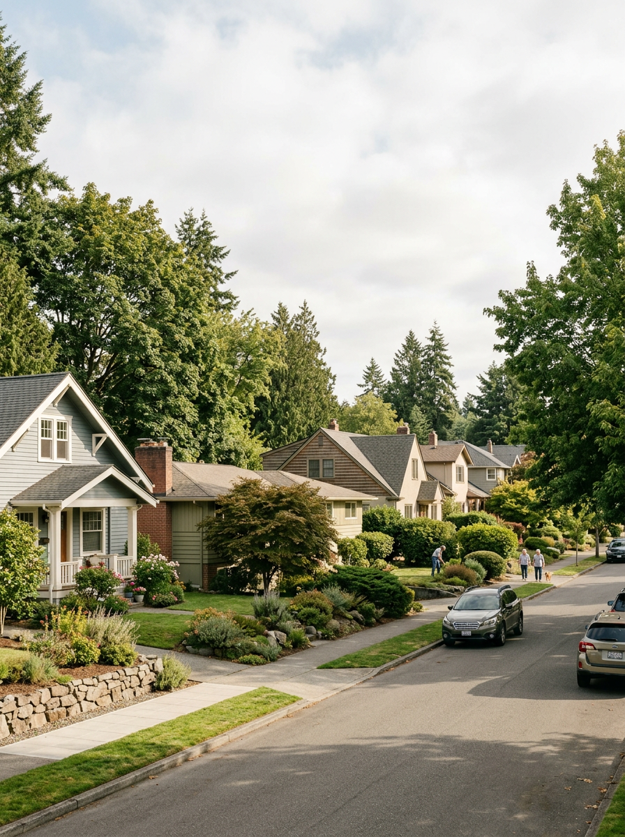Lake Hills and Crossroads neighborhood, Bellevue, Washington