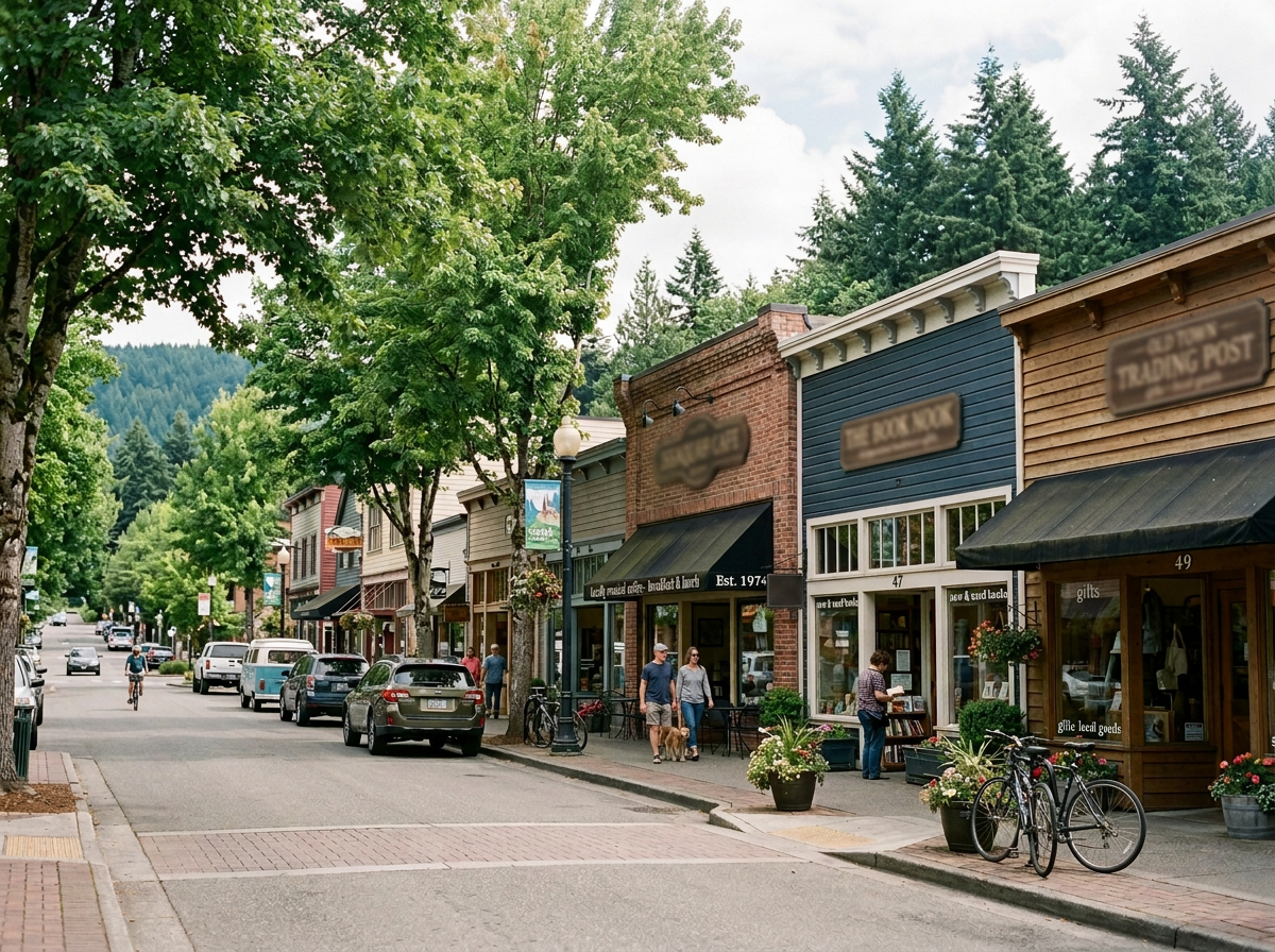 Downtown Issaquah and Olde Town, Washington