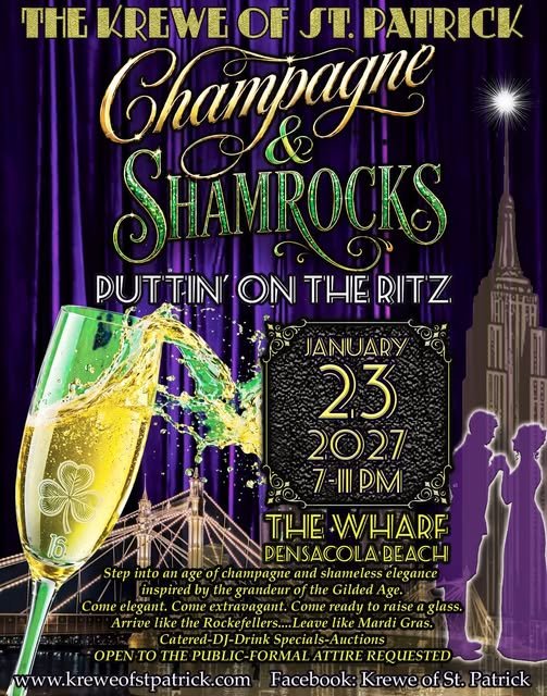 Krewe of St. Patrick  Champagne and Shamrocks Ball