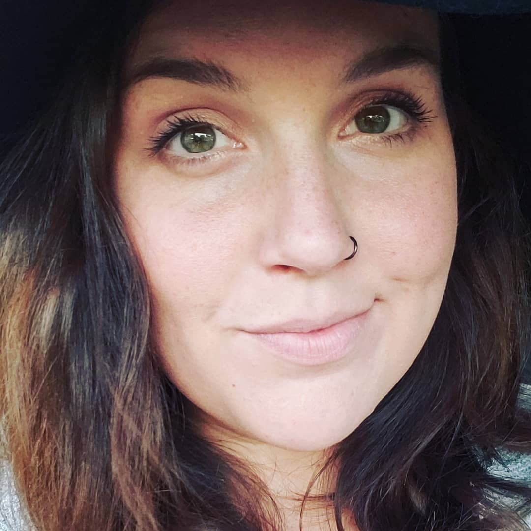 Close up portrait of Andrée