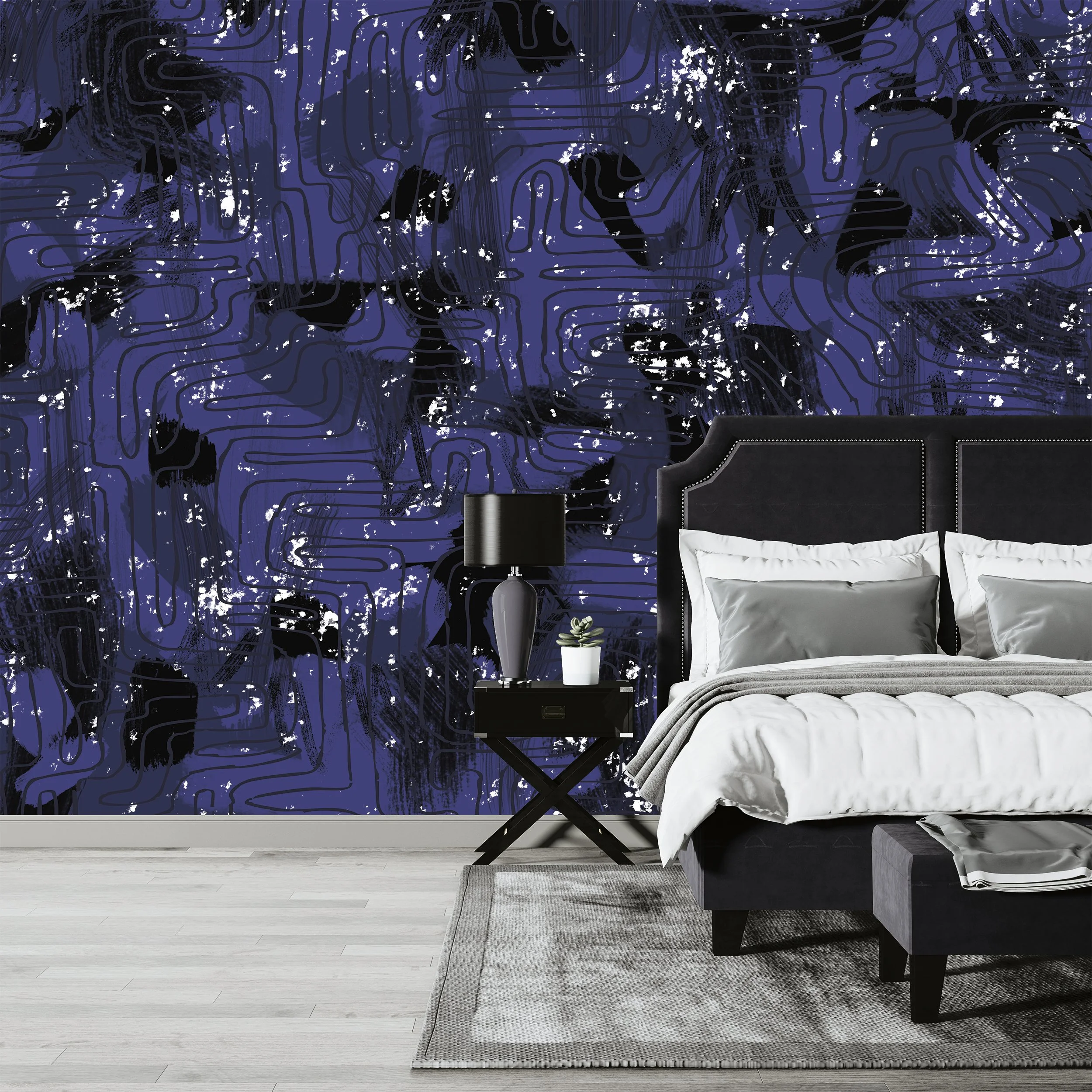 IC1-06-04 Squiggle Maze - Midnight