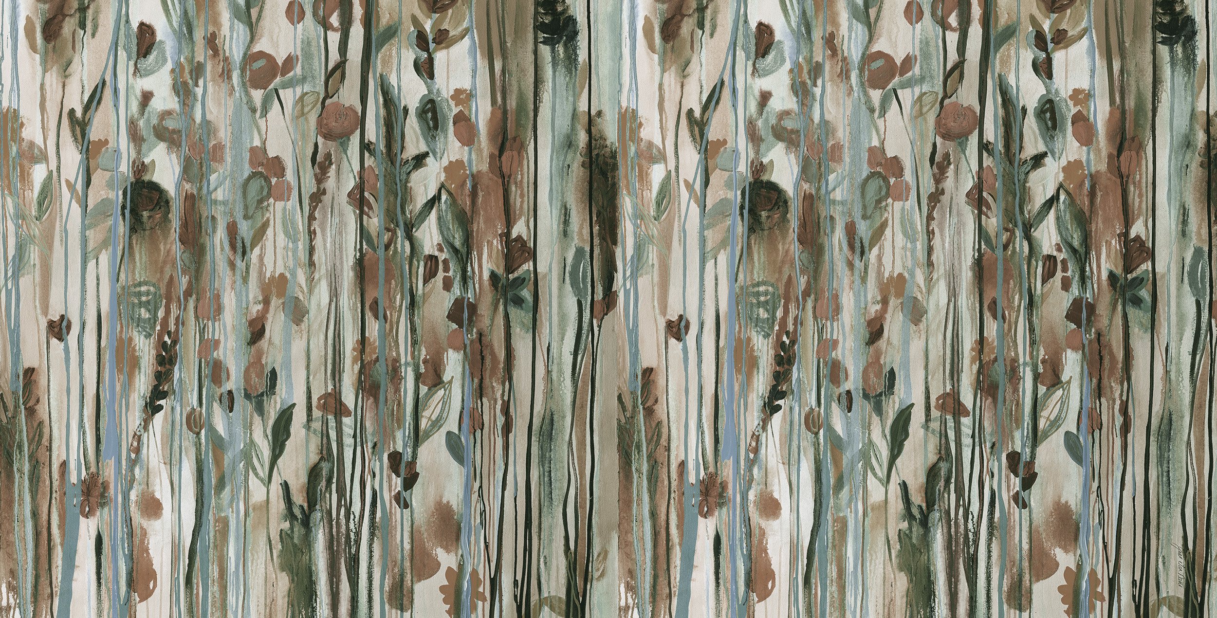 IC1-32-03_Flowers in the Rain_Turquoise & Terracotta_Joan Davis.jpg