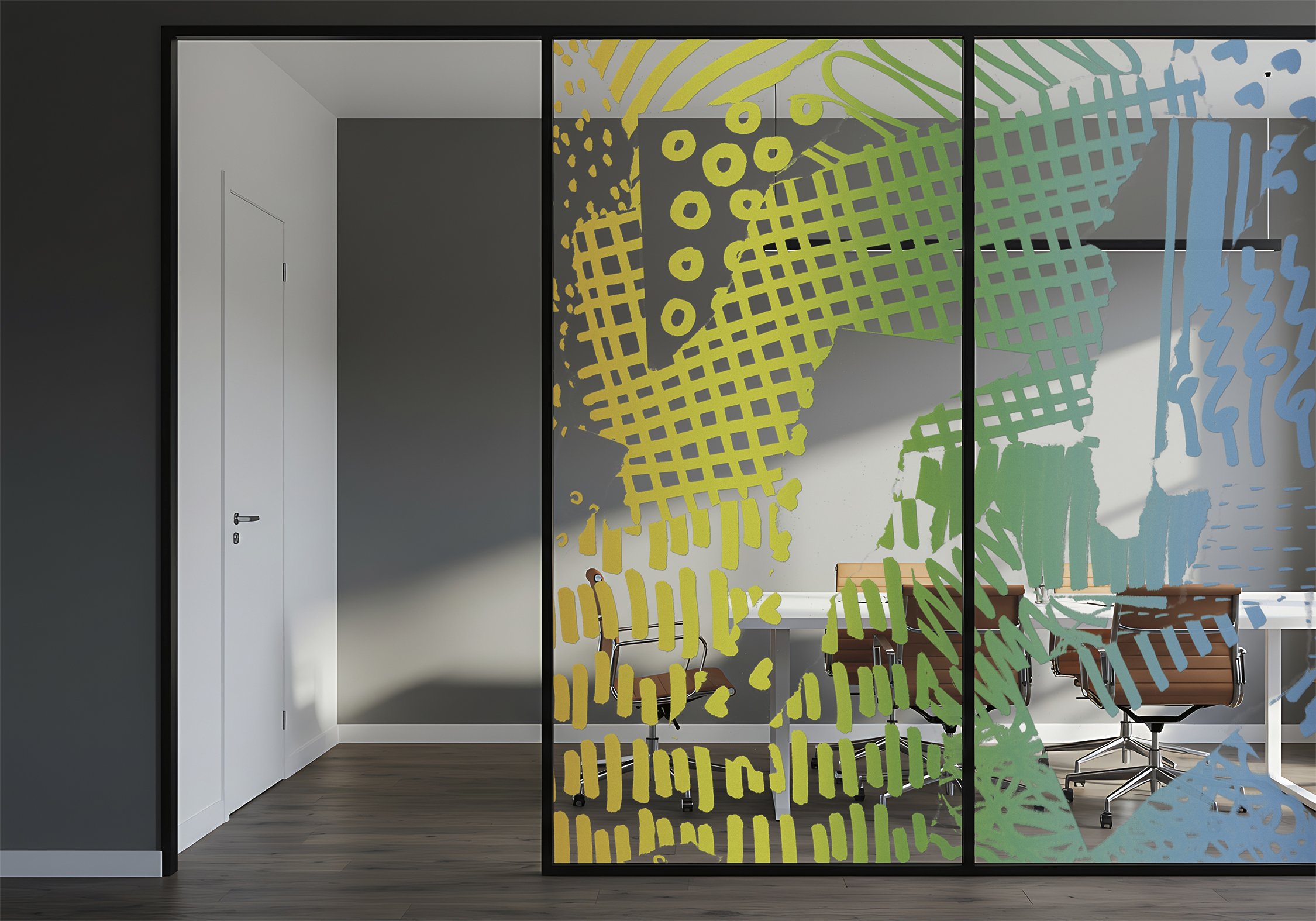 IC1-12-07 Paper Trail - Crayon Box Window Film