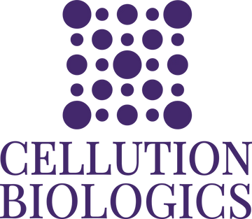 Celltion Biologics logo with purple circles above and the company's name below.