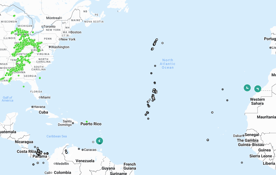 Lightning Strike and Hail Storm tracking