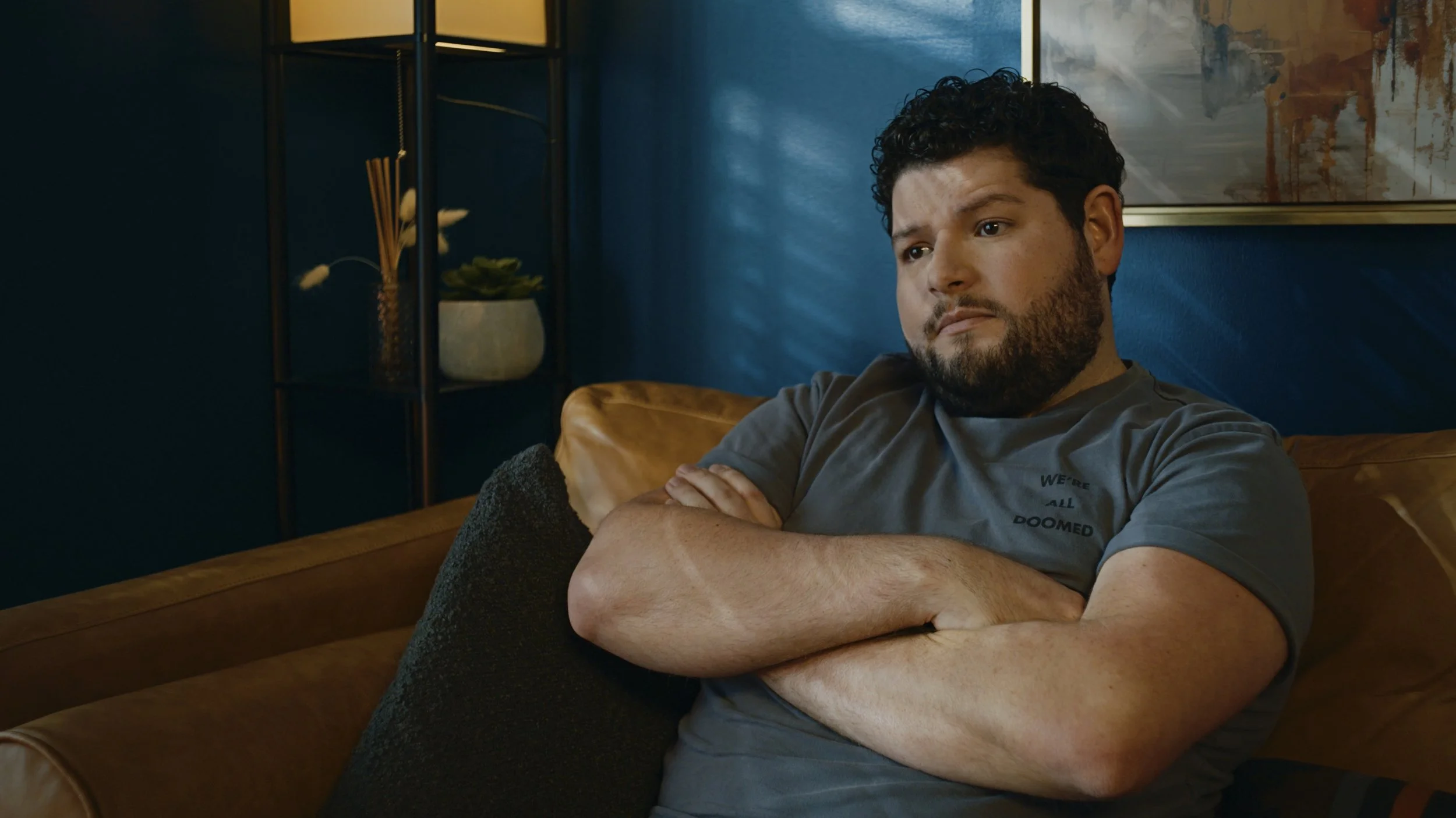 Nicholas Molencupp as Nick in a film still from the queer indie feature film In Between