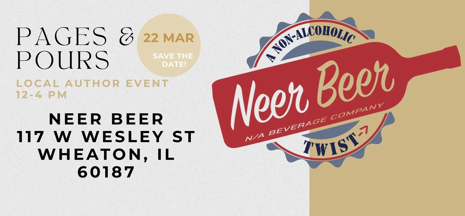 Pages & Pours Local Author Fair