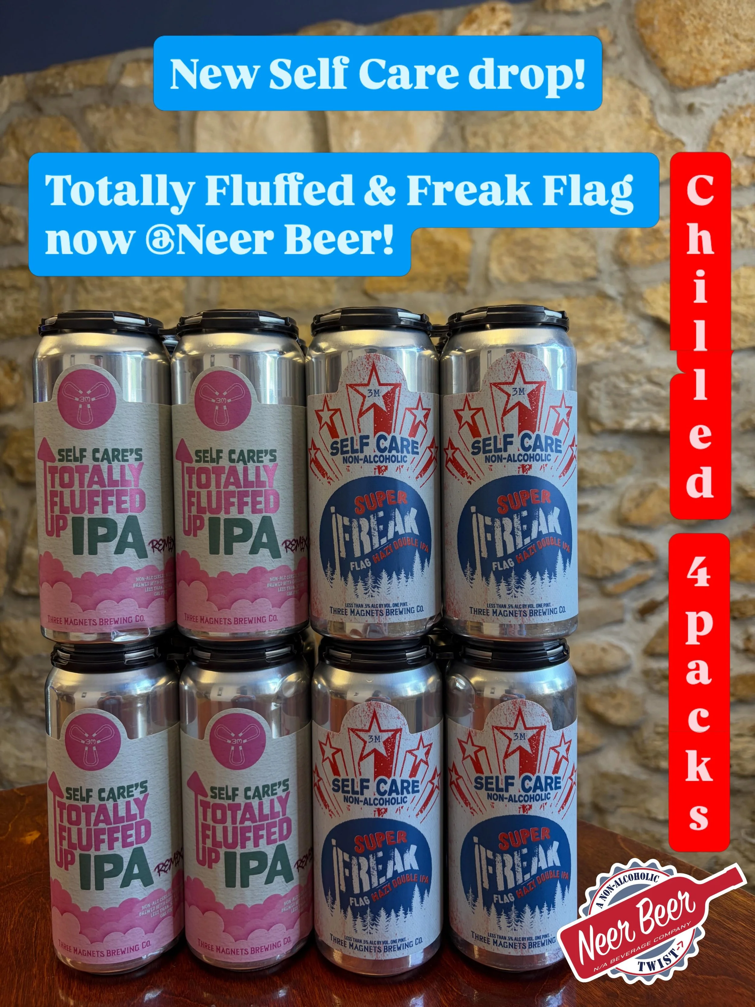 Totally Fluffed is an Oat Cream Hazy IPA w/orange, stone fruit and lemongrass character. Super Freak Flag is an amped-up Freak Flag DIPA with citrus, grapefruit and a resinous pine needle edge. As always, nothing but incredible beer from these guys!