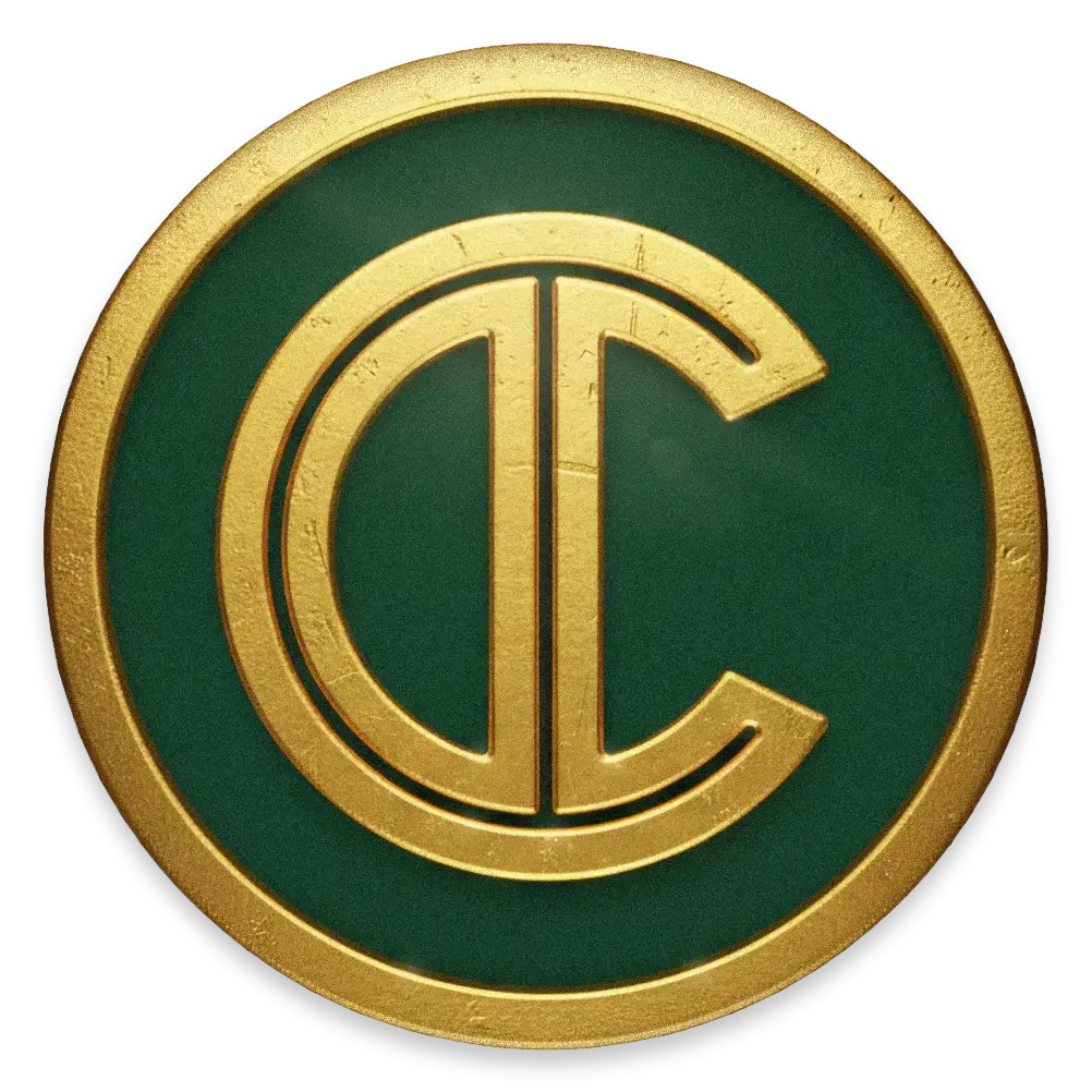 Metallic Gold Chongke Badge logo