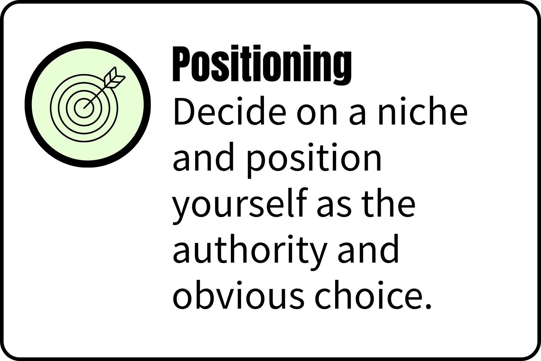 Positioning