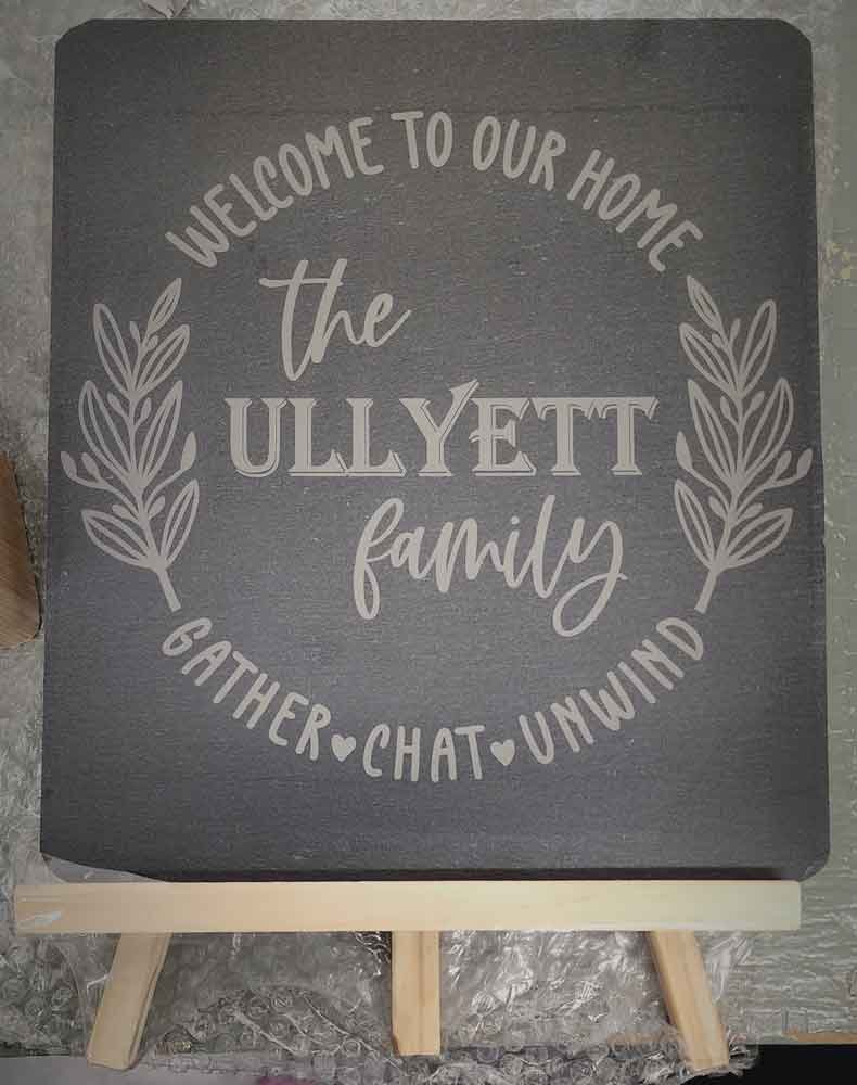 personalized family name home décor Gillette