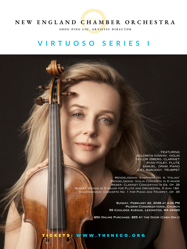 *CANCELED* New England Chamber Orchestra: Virtuoso Series