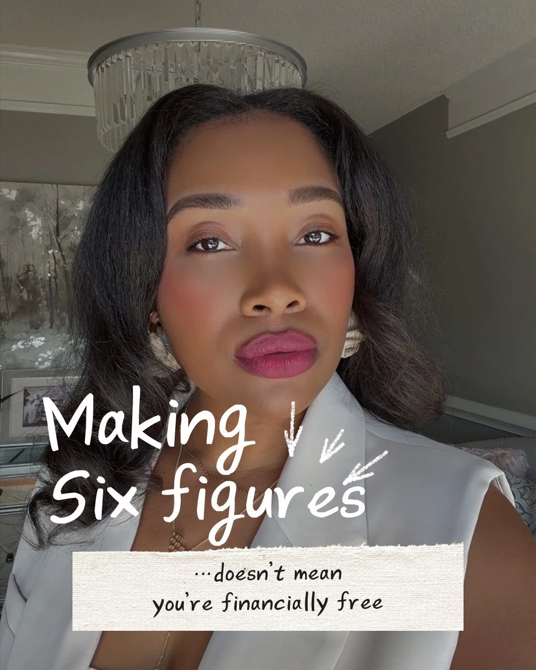 I&rsquo;m in my feelings today&hellip;

because this is something we don&rsquo;t say out loud enough.

We were taught&hellip;

go to college
get the degree
build the career

and once you hit six figures&hellip;

you&rsquo;ve made it.

But nobody told