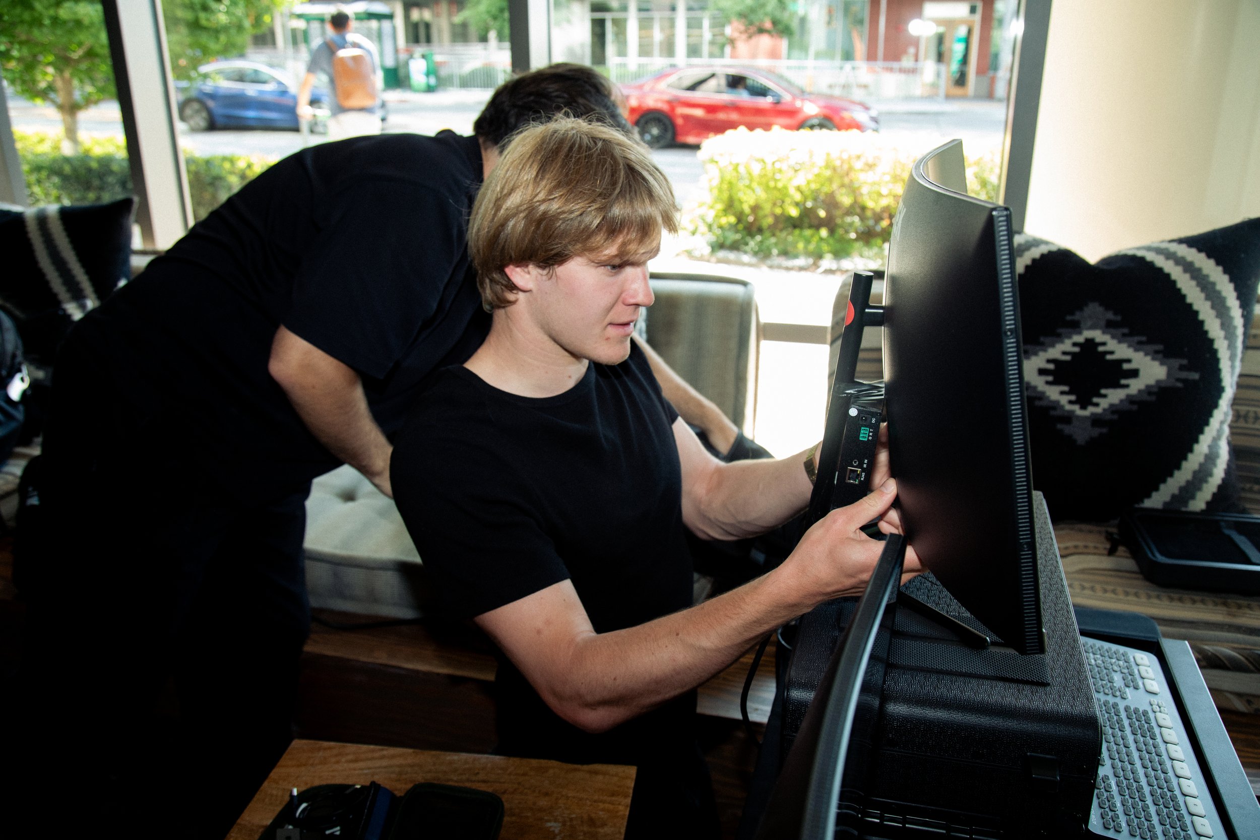 The role of a technical director in live broadcasting.