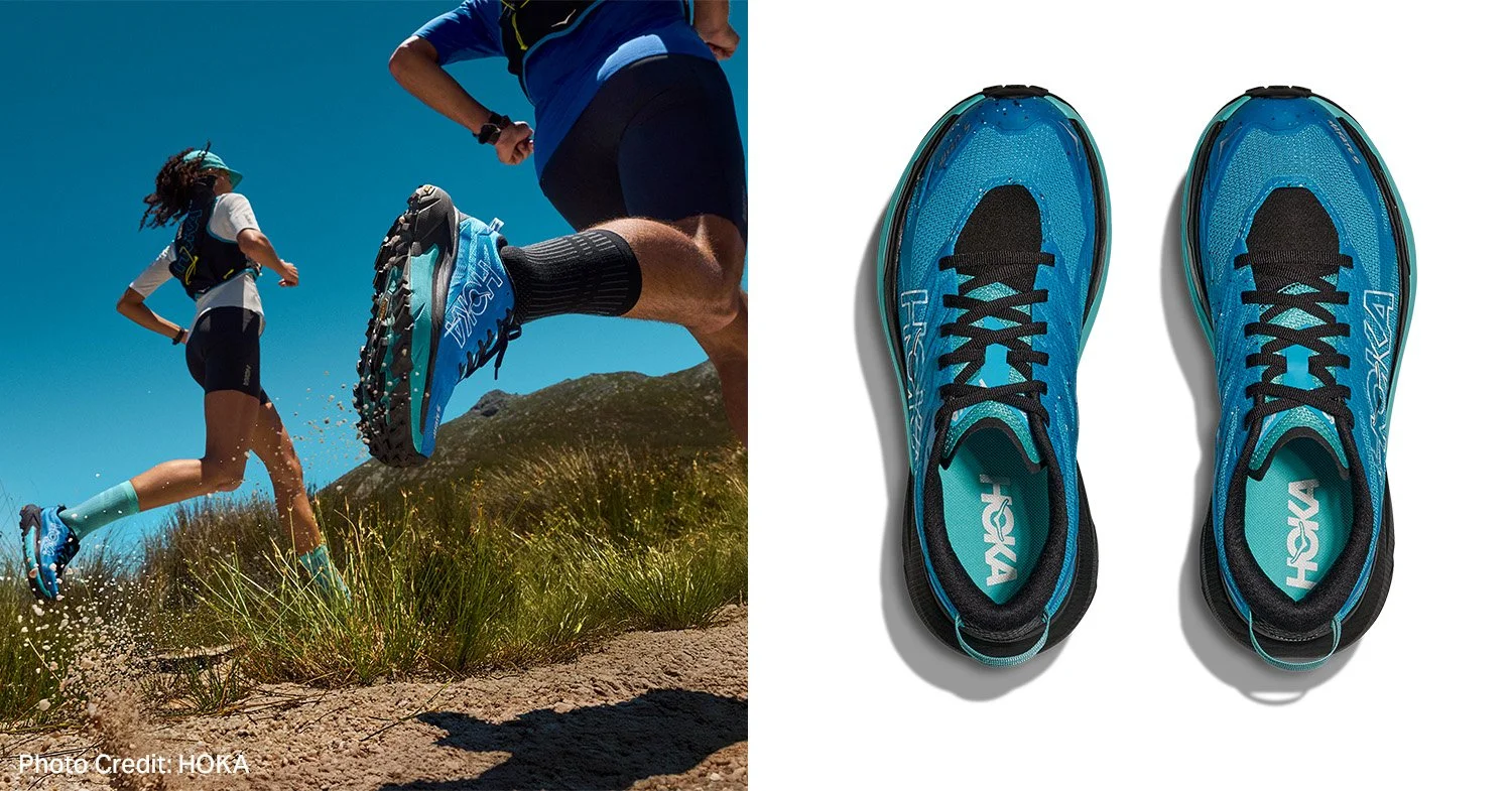 HOKA shoes and runners running in them