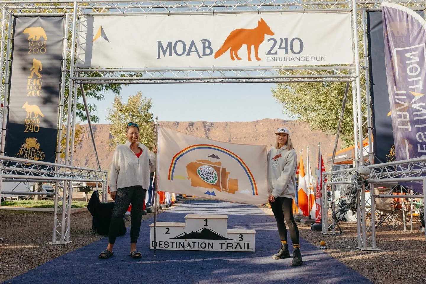 Congratulations to DeShawna Joe (@forever_sorayas_mum) for finishing the Grand Slam (Arizona Monster 300, Tahoe 200, Bigfoot 200, and Moab 240) &mdash; and being the first Navajo woman to do so!

Not only is DeShawna one of the kindest people you&rsq