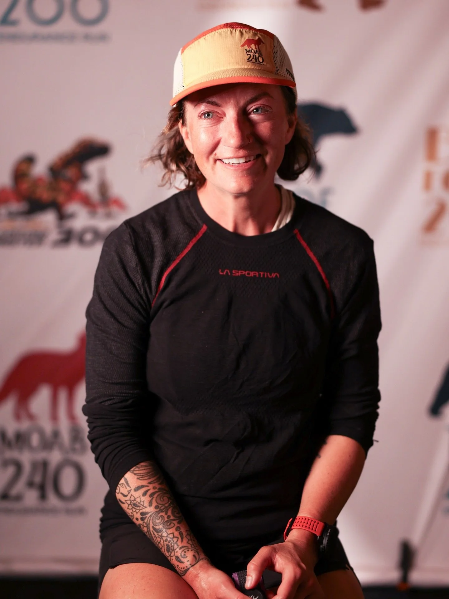 Congrats to Anne Tisdell of Mount Lookout, WV who finished third 🥉 and fifth overall with a time of 106:11:32! Two incredible finishes at the AZ Monster in two years (last year she was the first female) &mdash; what an accomplishment!

📸 @letswande