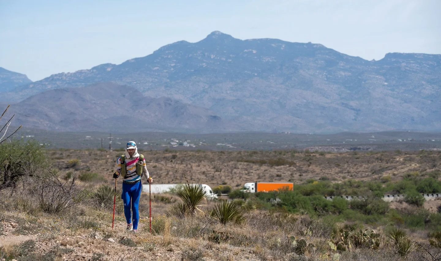 Day 6 is here!

Runners are fortunately getting some cooler temps today, and everyone is at mile 219.1 (Gabe Zimmerman Aid Station) &mdash; remember to watch runners finish via our livestream and watch them on live tracking &mdash; both links in our 