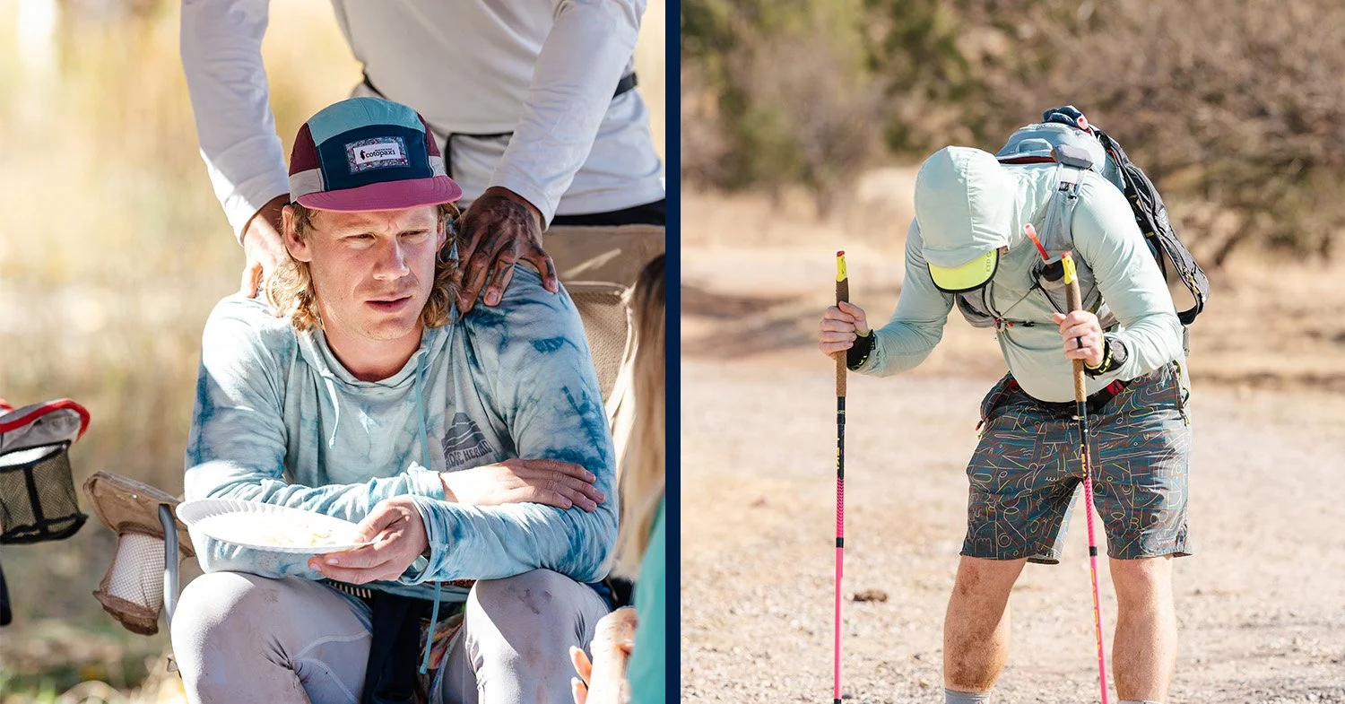 Ultra runners struggle during a 200-mile race