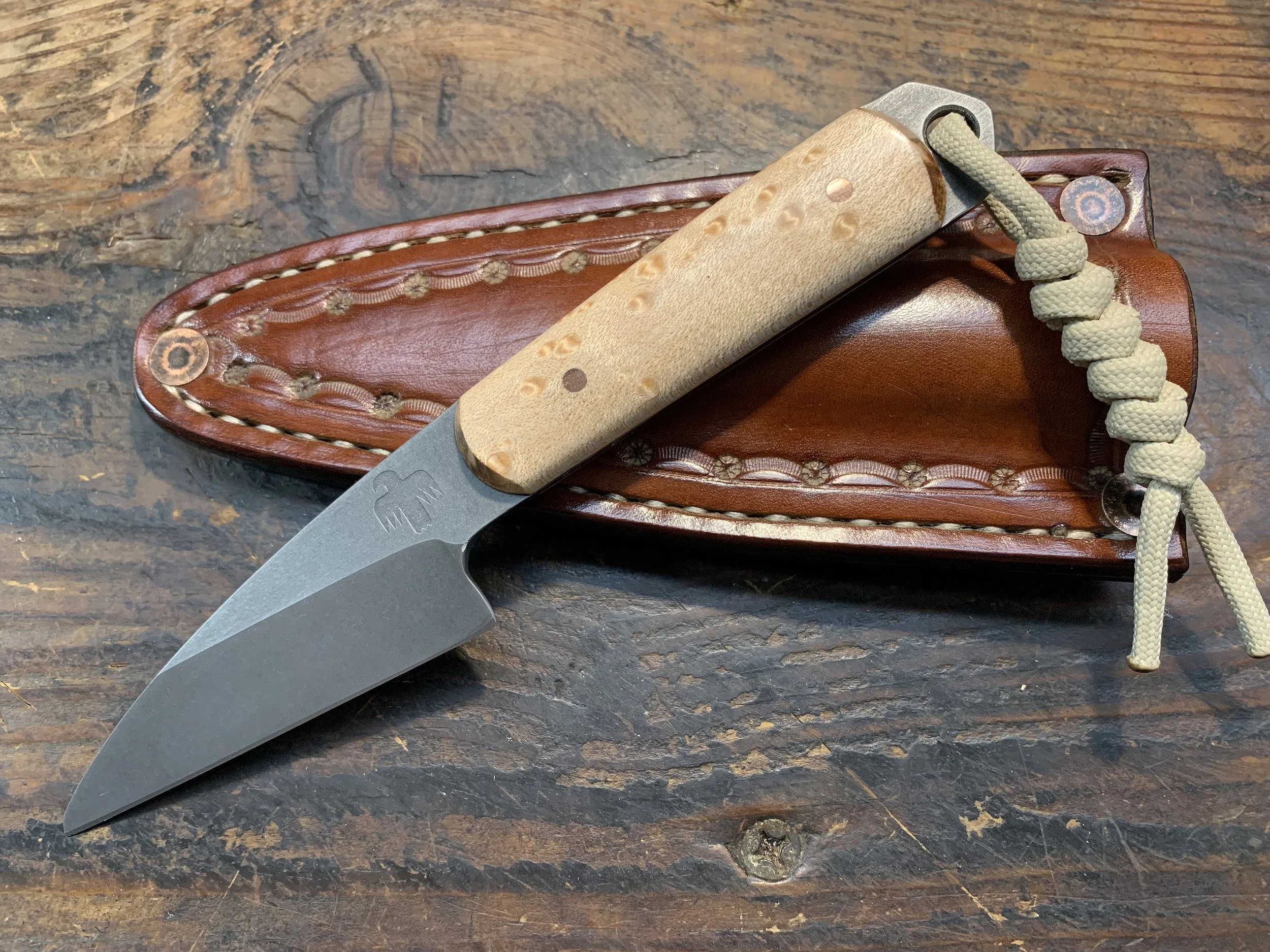Left Hand Kiridashi Bird's Eye Maple Handle