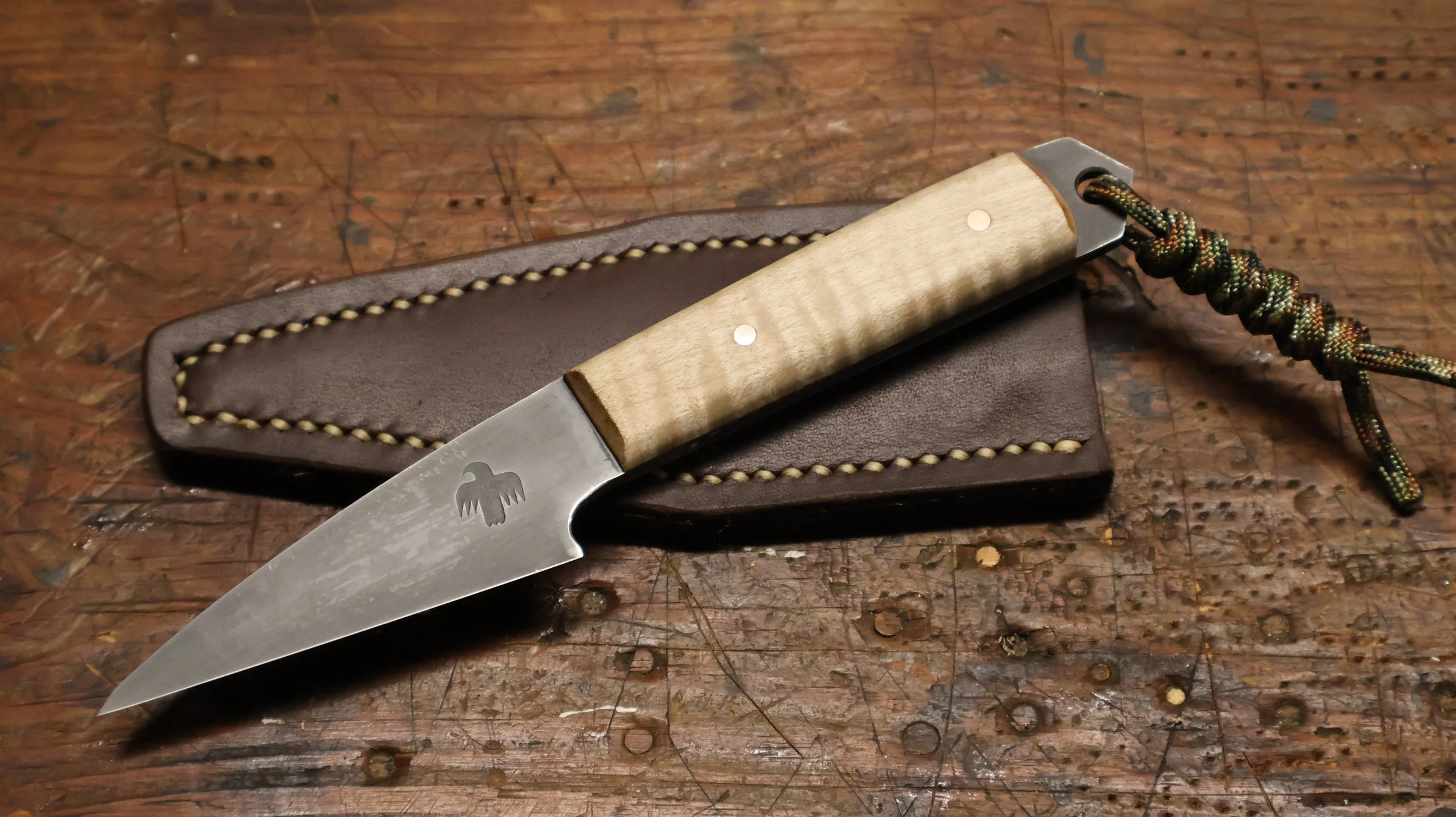 Kiridashi w/ Curly Maple Handle