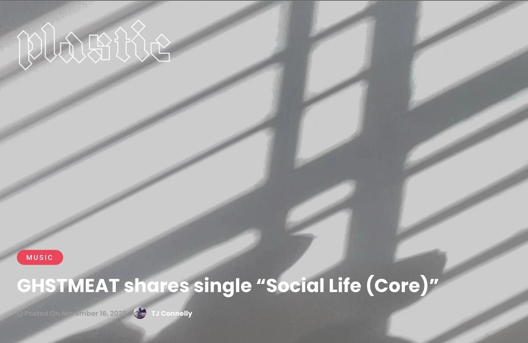 GHSTMEAT shares single “Social Life (Core)”