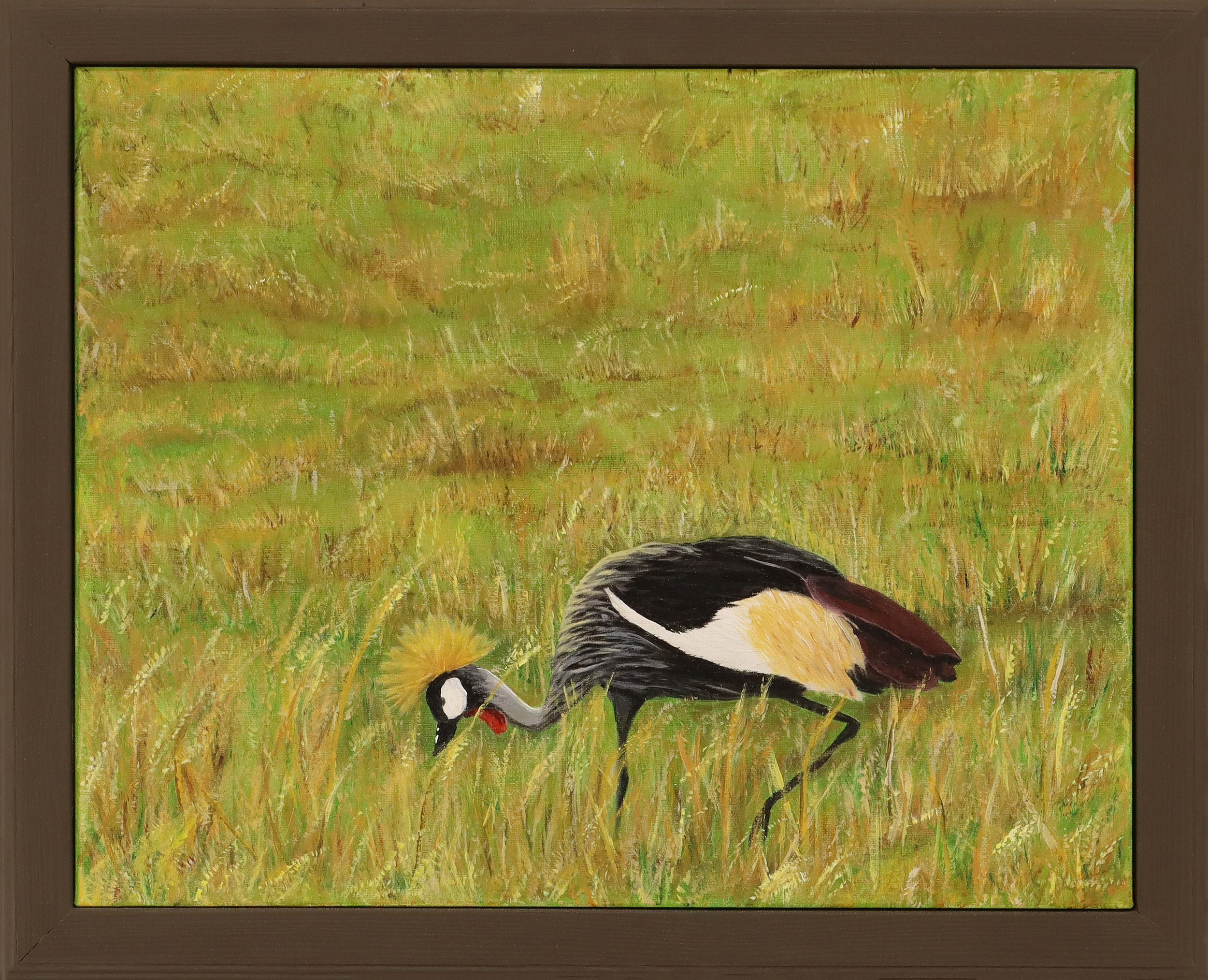 Crested Crane Card