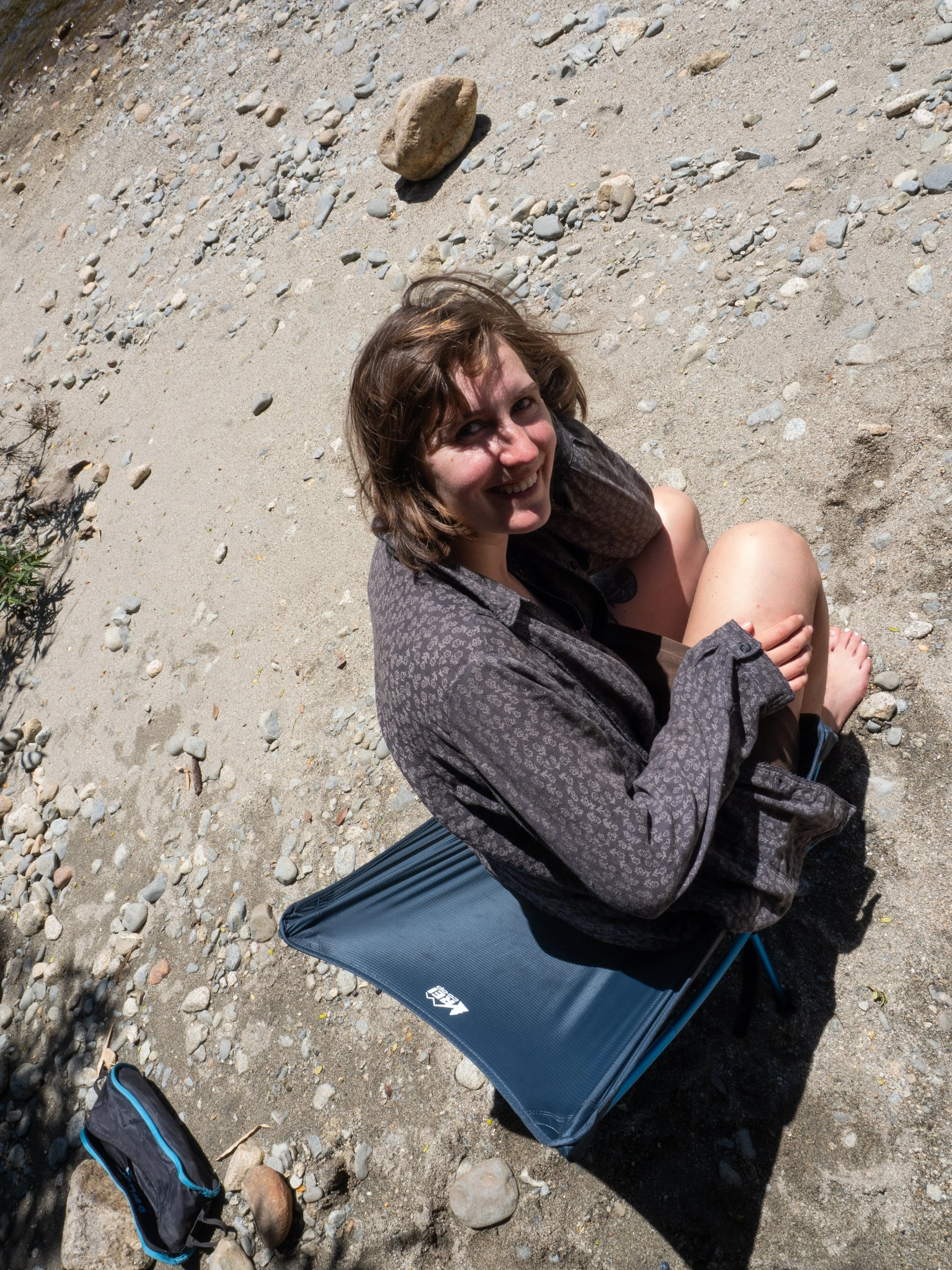 We chill on the side of the Rio Cochamo while I wait for my stomach to settle down. The previous night, I puked in our hostel’s toilet in Cochamo. I spent the next week recovering from this mysterious illness, likely contracted from aging salame.
