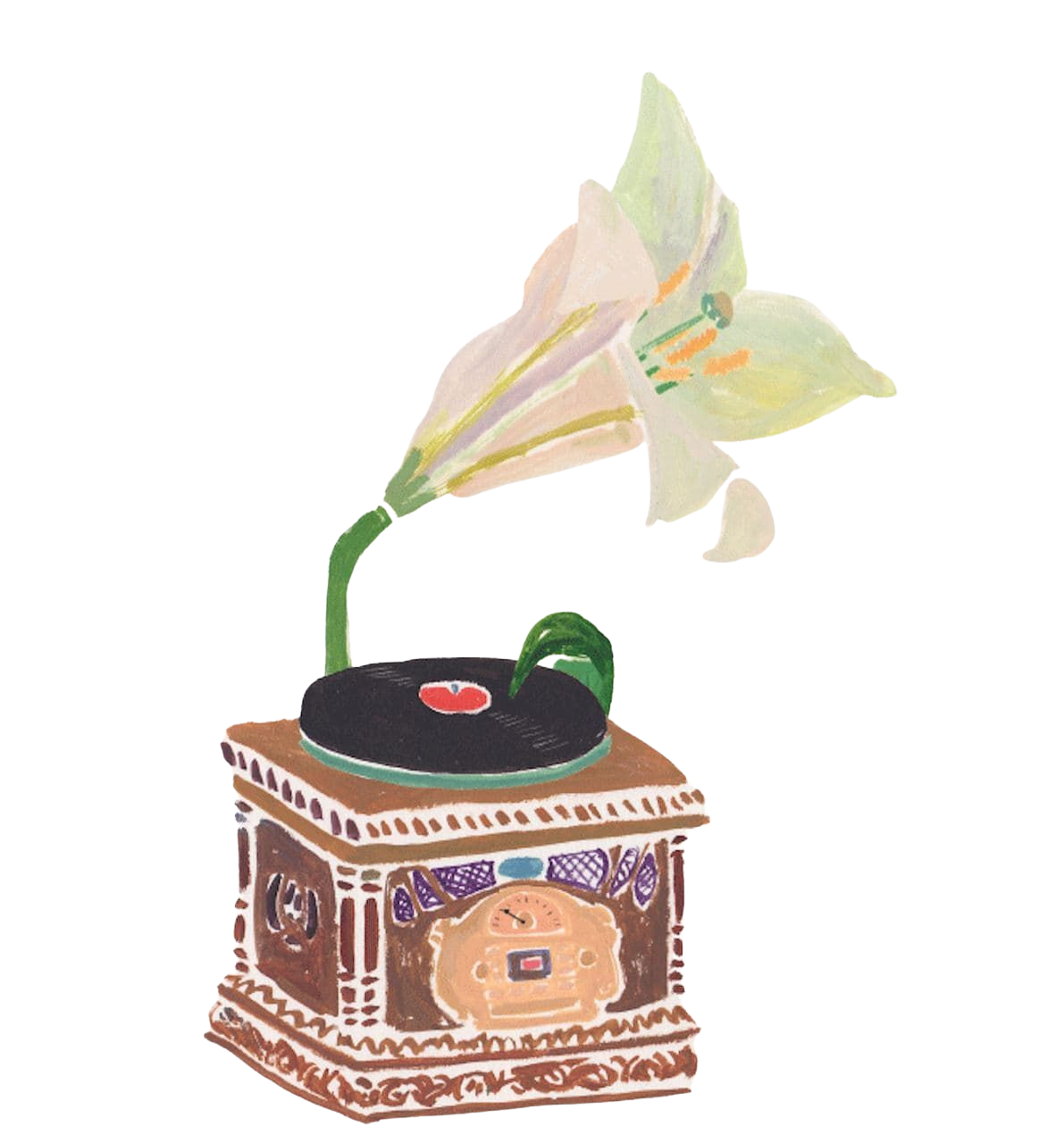 Geometric drawing of an outline square with sections divided by vertical, horizontal, and diagonal lines.