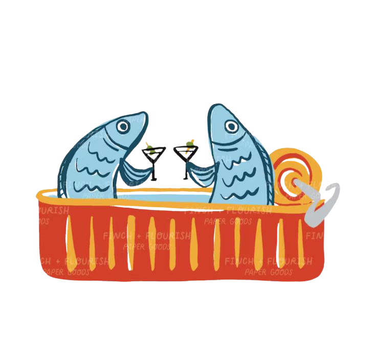 Geometric drawing of an outline square with sections divided by vertical, horizontal, and circle lines.