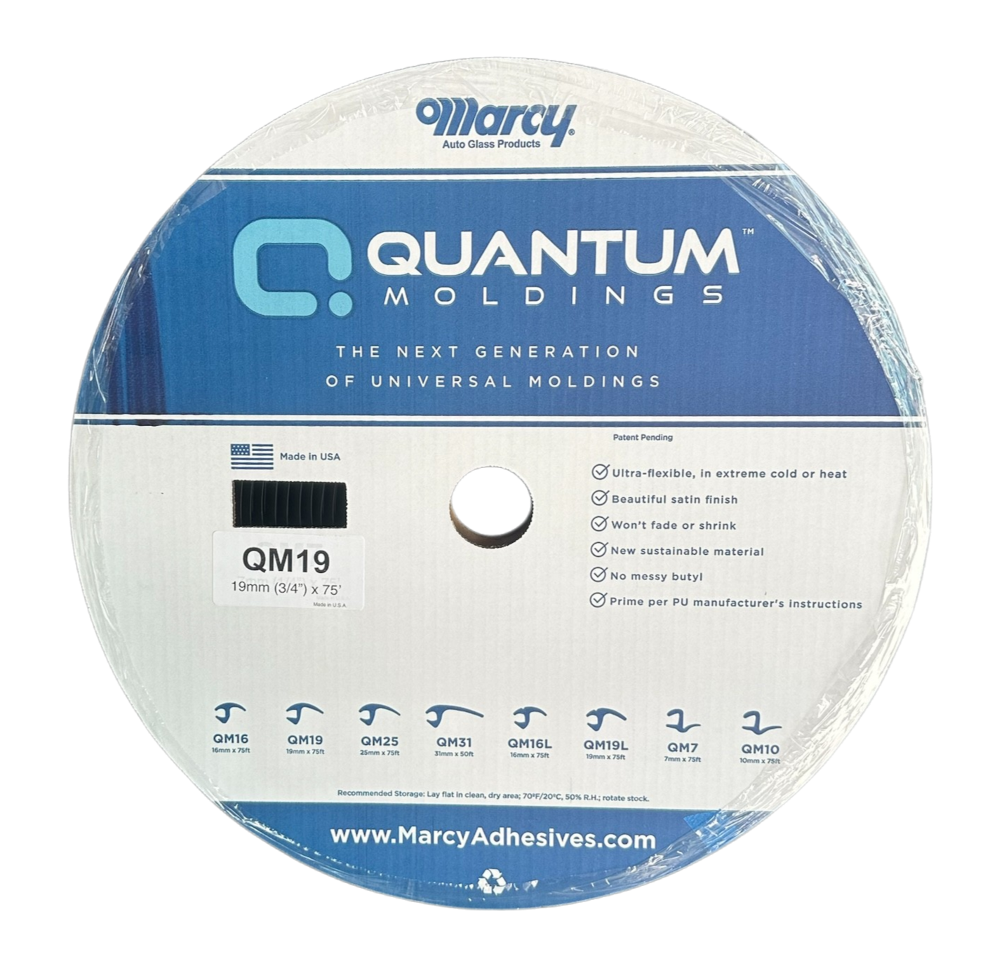Molduras QUANTUM, creadas con tecnologia de adhesion sin pegamento.