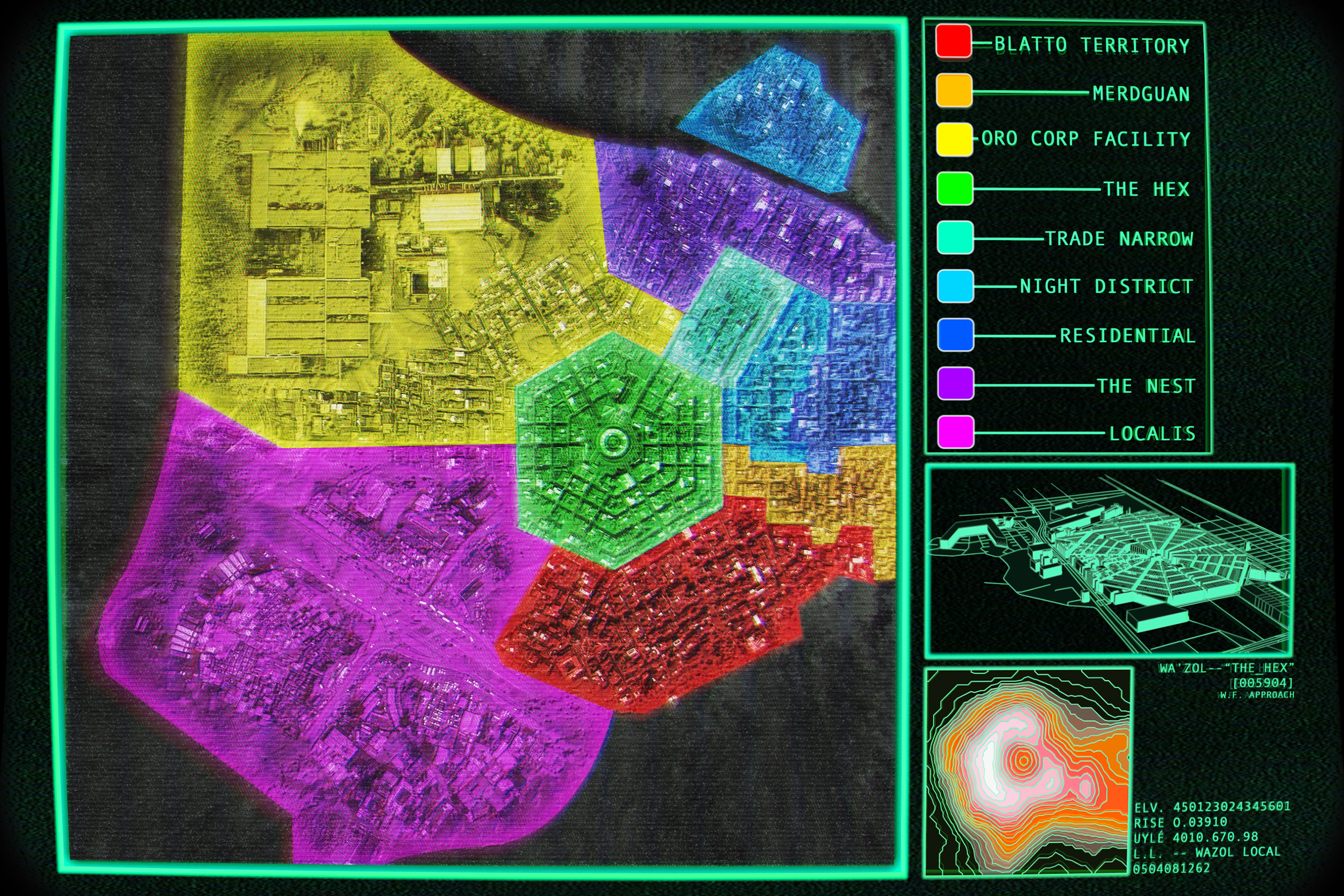 WA'ZOL MAP — DEADSTAR
