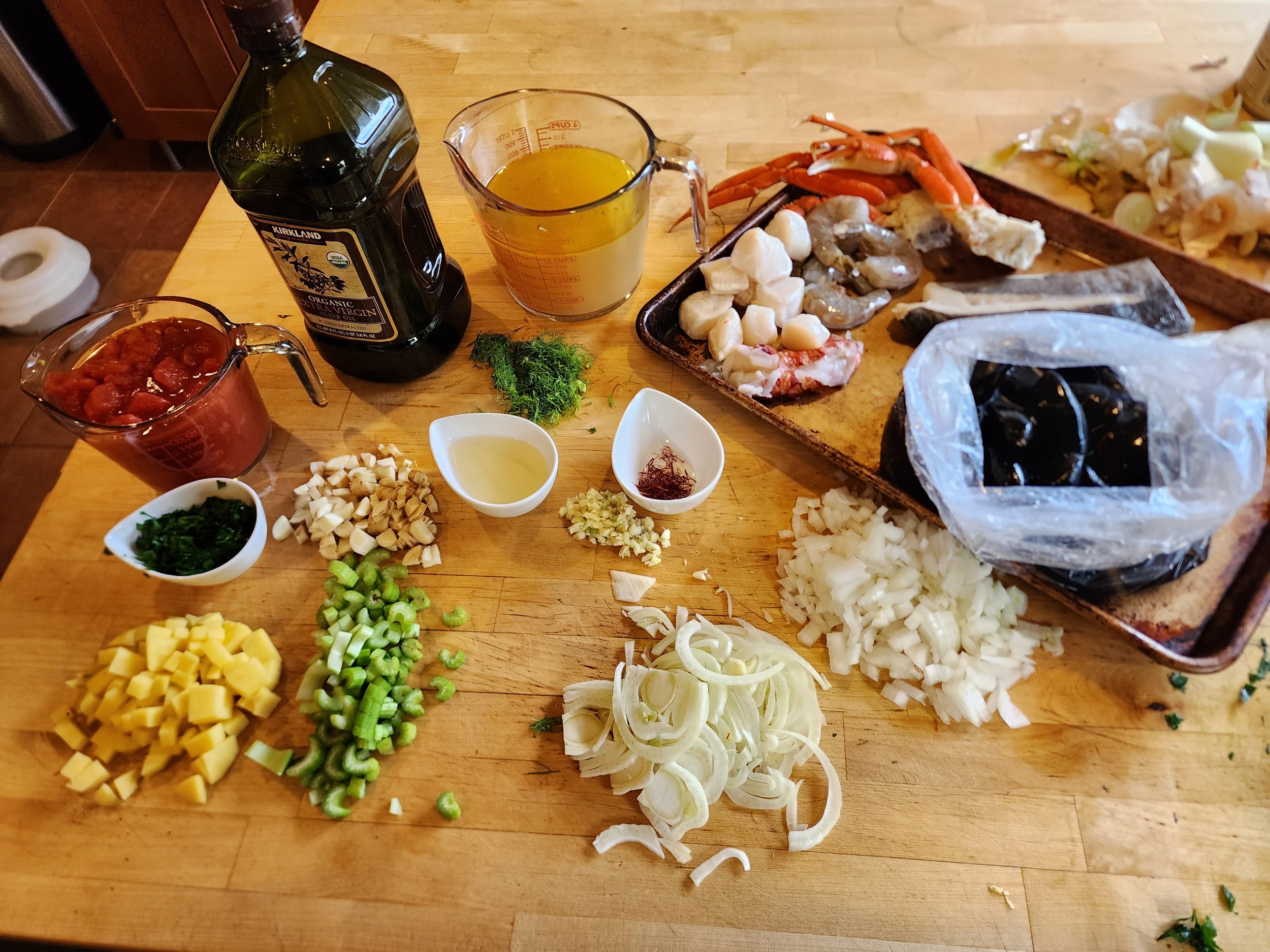Bouillabaisse Prep