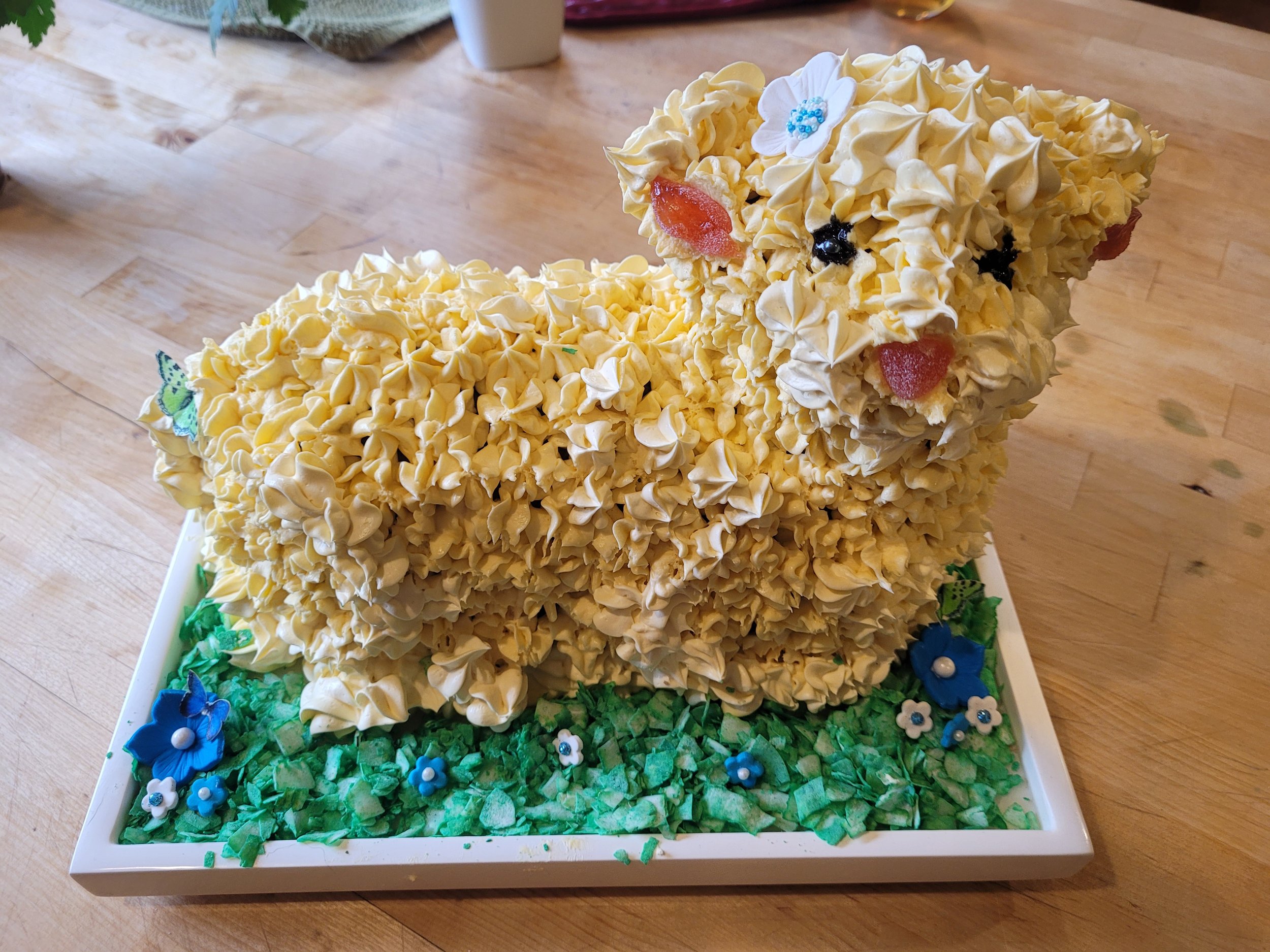 Easter Lamb Cake