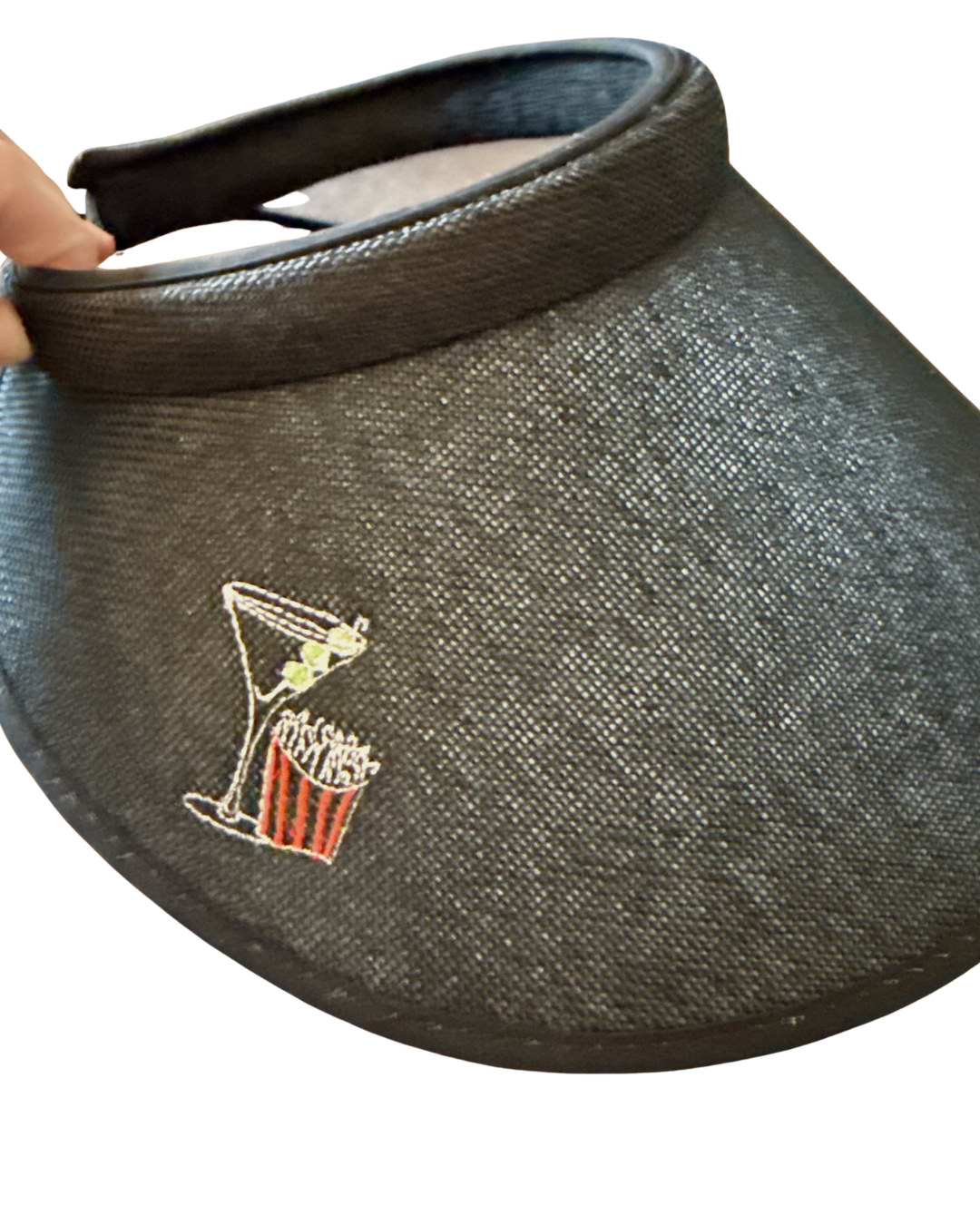 The AS Visor - Jet Black / Martini & Fries