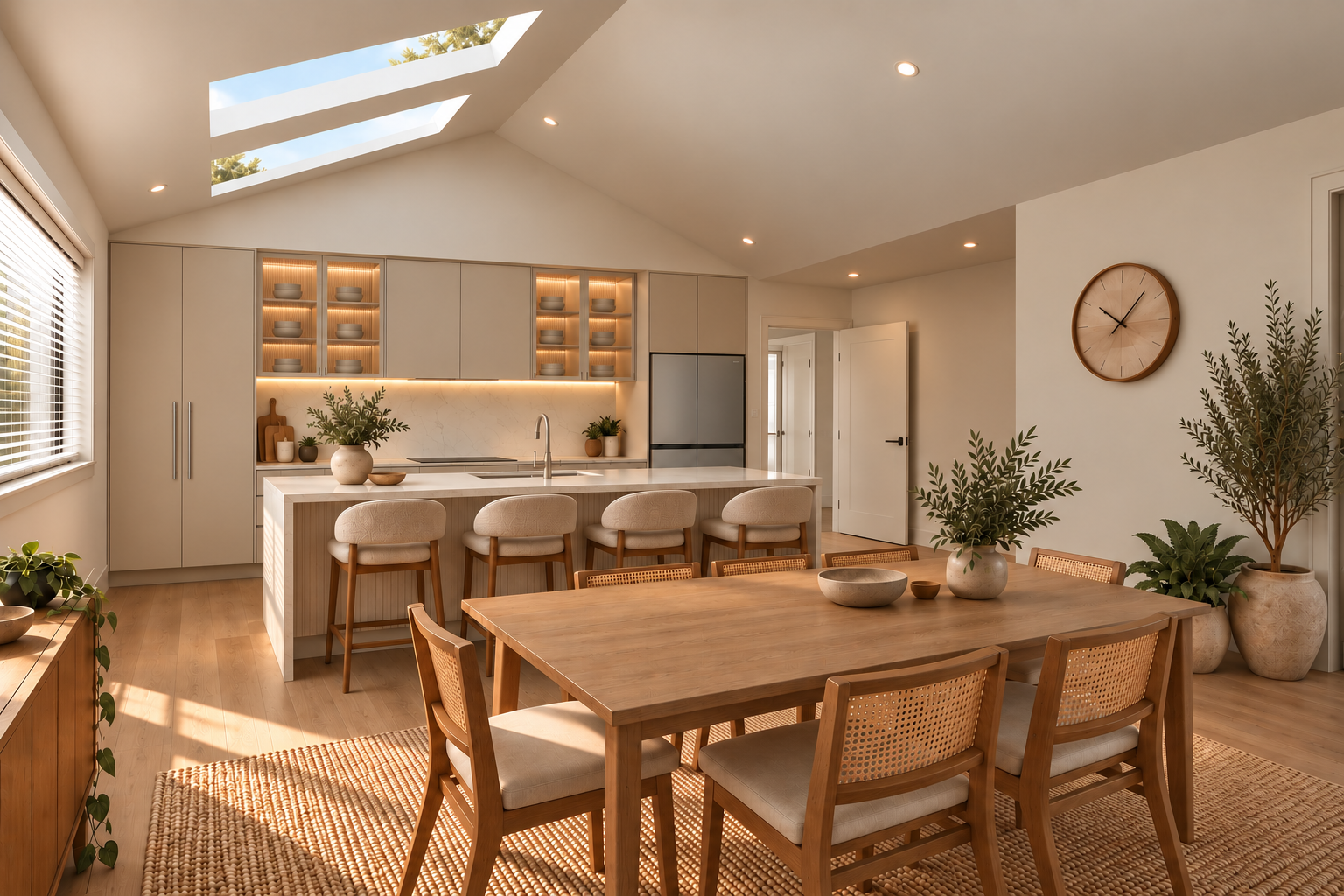 Sunlit Scandinavian Kitchen with Silver Handles.png