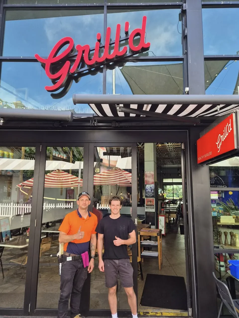 Grill'd Erina windows clean