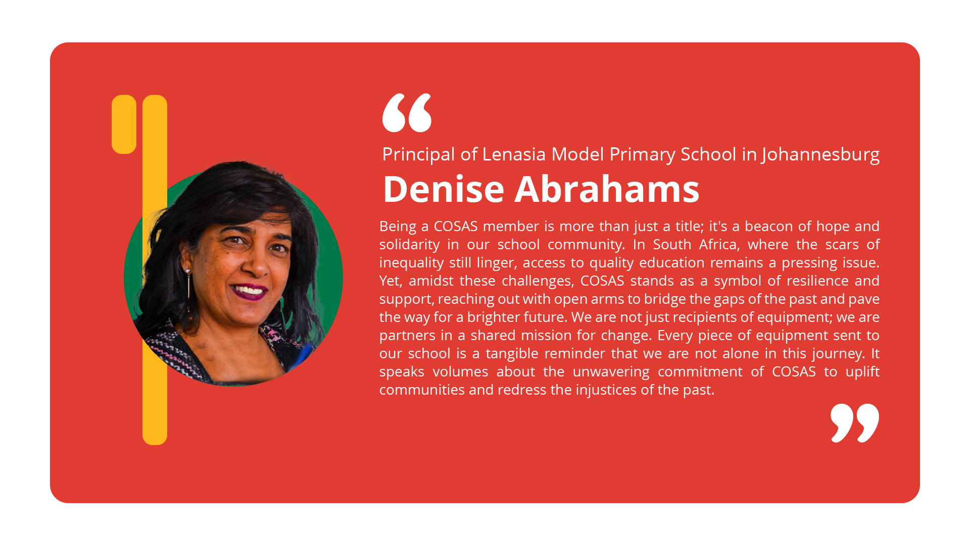 Member Testimonial Denise Abrahams