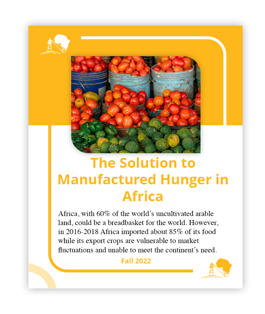 The Solution to Manufactured Hunger in Africa