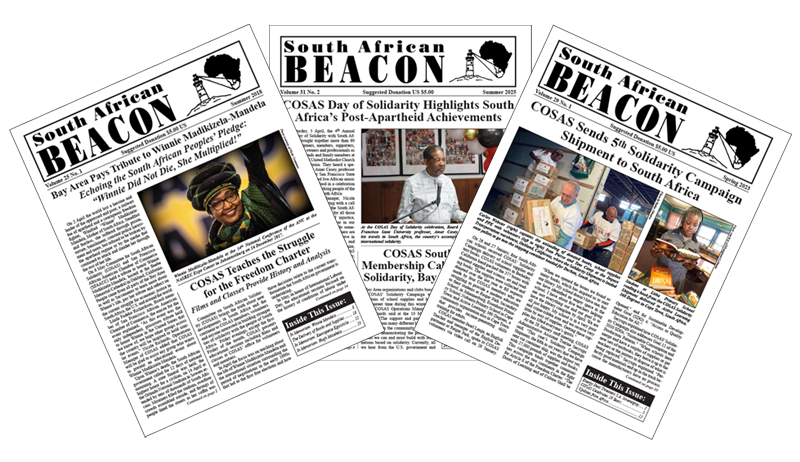 Collage of three copies of South African BEACON