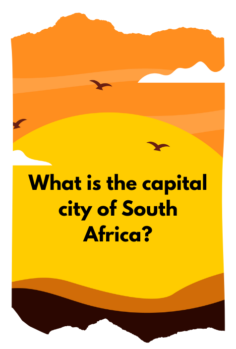Trivia Card: "What is the capital city of South Africa?"