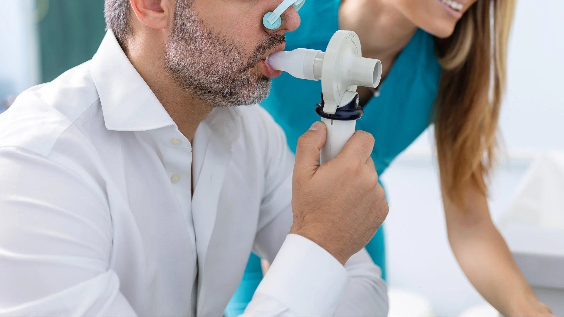 Prueba de espirometría en Mérida