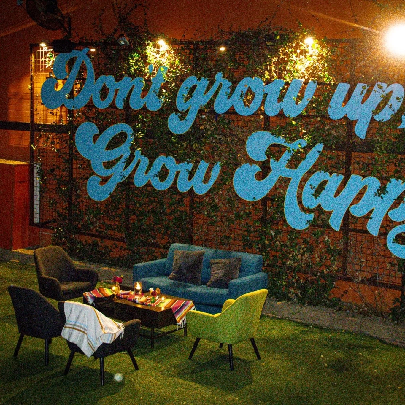 Versatile lawn area for events
